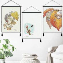 Hayao Miyazaki Totoro Cartoon Painting Home Decor Hanging Poster Hayao Miyazaki Totoro Cartoon Painting Home Decor Hanging Poster