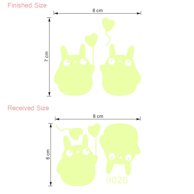 Cartoon Luminous Fluorescent Wall Sticker