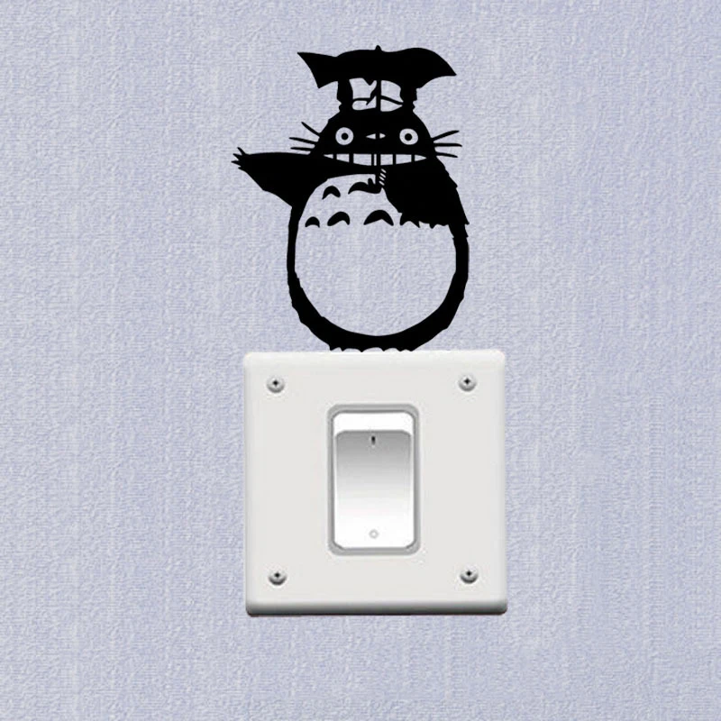 Totoro Cartoon Painting Home Decorative Wall Sticker