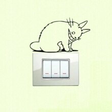 Totoro Cartoon Painting Home Decorative Wall Sticker Totoro Cartoon Painting Home Decorative Wall Sticker