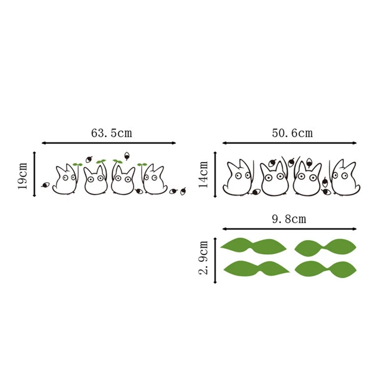 Kawaii Home Decoration Wall Stickers