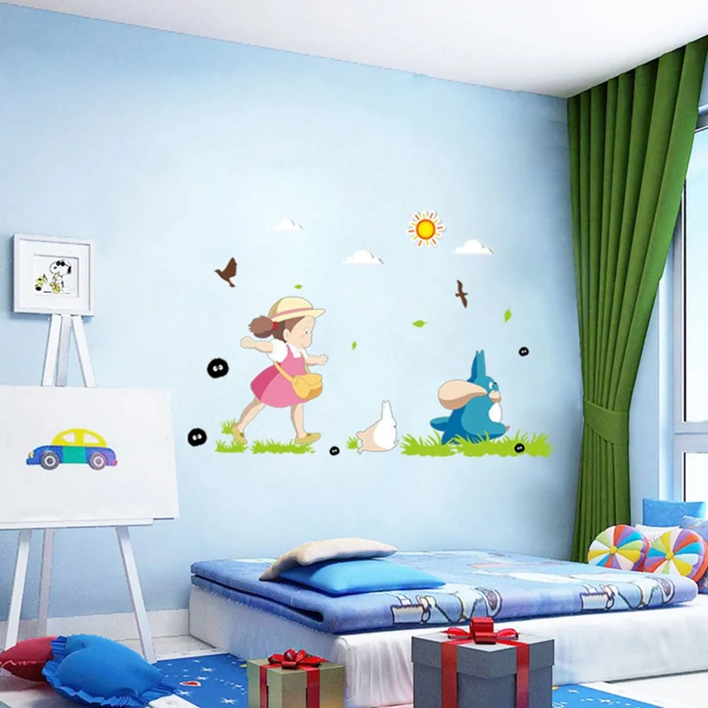 Totoro Animation Style Vinyl Wall Stickers
