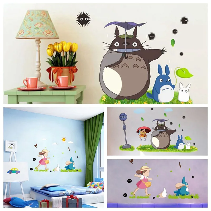 Totoro Animation Style Vinyl Wall Stickers