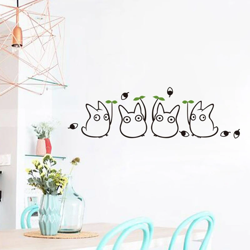 Totoro Anime Home Decoration Wall Stickers