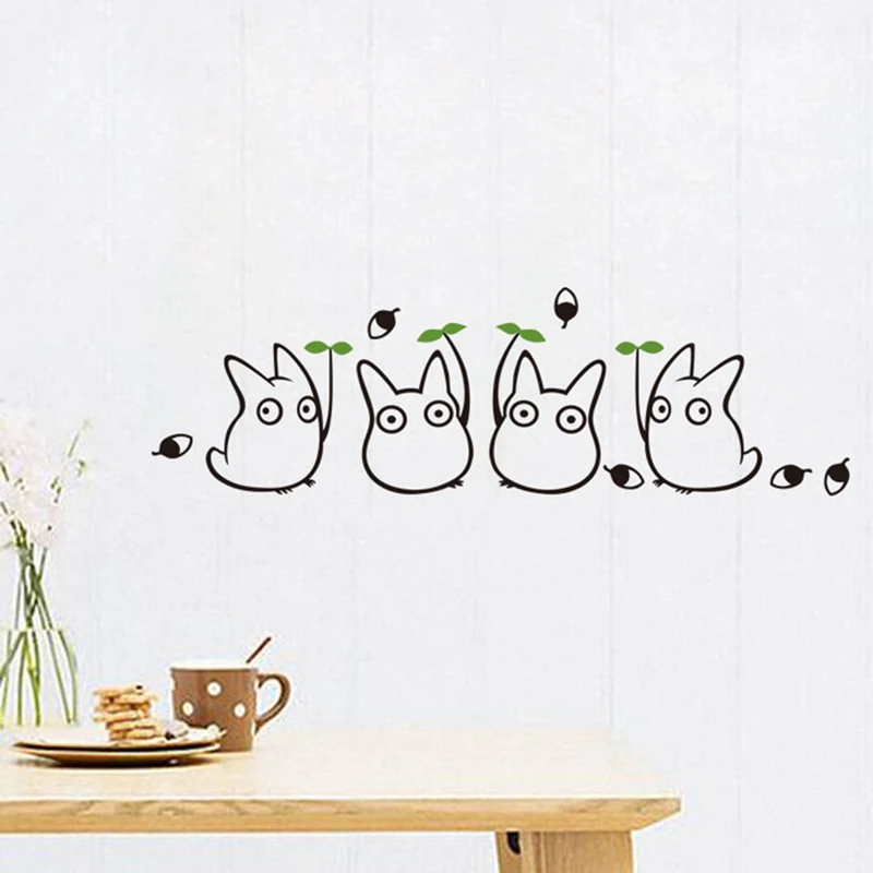 Totoro Anime Home Decoration Wall Stickers