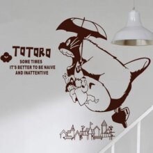 Miyazaki Totoro Cartoon Wall Art Sticker Poster Miyazaki Totoro Cartoon Wall Art Sticker Poster