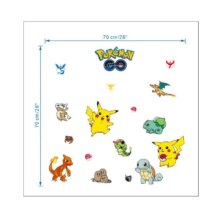 Kawaii Pokemon Pikachu Pattern Room Decor Wall Sticker Kawaii Pokemon Pikachu Pattern Room Decor Wall Sticker