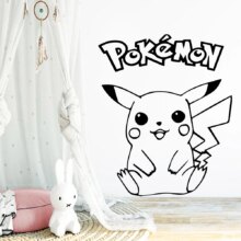 Pokemon Pikachu Cartoon Room Decor Wall Sticker Poster Pokemon Pikachu Cartoon Room Decor Wall Sticker Poster