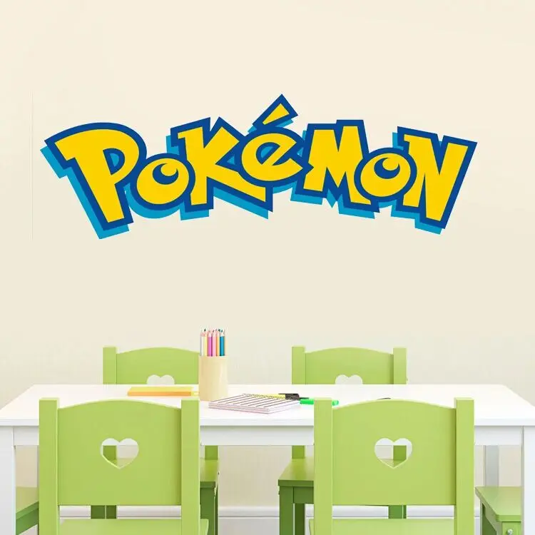 Pokemon Design Home Decoration Wall Sticker Poster
