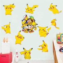 Pikachu Cartoon Room Decoration Wall Sticker Pikachu Cartoon Room Decoration Wall Sticker