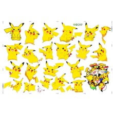 Pikachu Cartoon Room Decoration Wall Sticker Pikachu Cartoon Room Decoration Wall Sticker