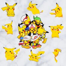Pikachu Cartoon Room Decoration Wall Sticker Pikachu Cartoon Room Decoration Wall Sticker