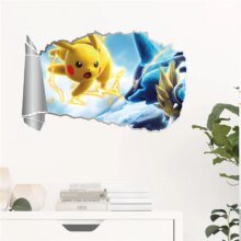 3D Effect Pokemon Cartoon Wall Sticker Poster 3D Effect Pokemon Cartoon Wall Sticker Poster