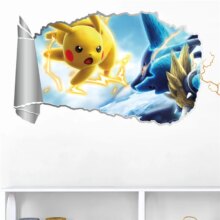 3D Effect Pokemon Cartoon Wall Sticker Poster 3D Effect Pokemon Cartoon Wall Sticker Poster