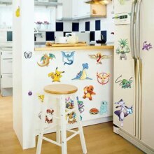 Cartoon Pokemon Room Wall Decor Removable Stickers Cartoon Pokemon Room Wall Decor Removable Stickers