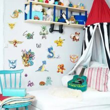 Cartoon Pokemon Room Wall Decor Removable Stickers Cartoon Pokemon Room Wall Decor Removable Stickers