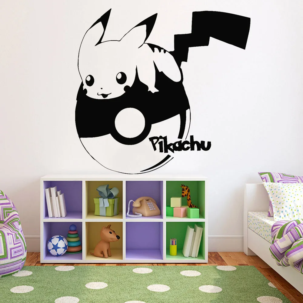 Pikachu Pokemon Vinyl Decal Wall Stickers