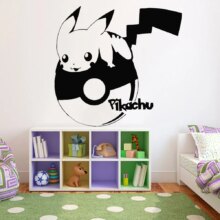 Pikachu Pokemon Vinyl Decal Wall Stickers Pikachu Pokemon Vinyl Decal Wall Stickers