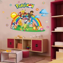 Pokemon Pikachu Home Decorations Wallpaper Stickers Pokemon Pikachu Home Decorations Wallpaper Stickers
