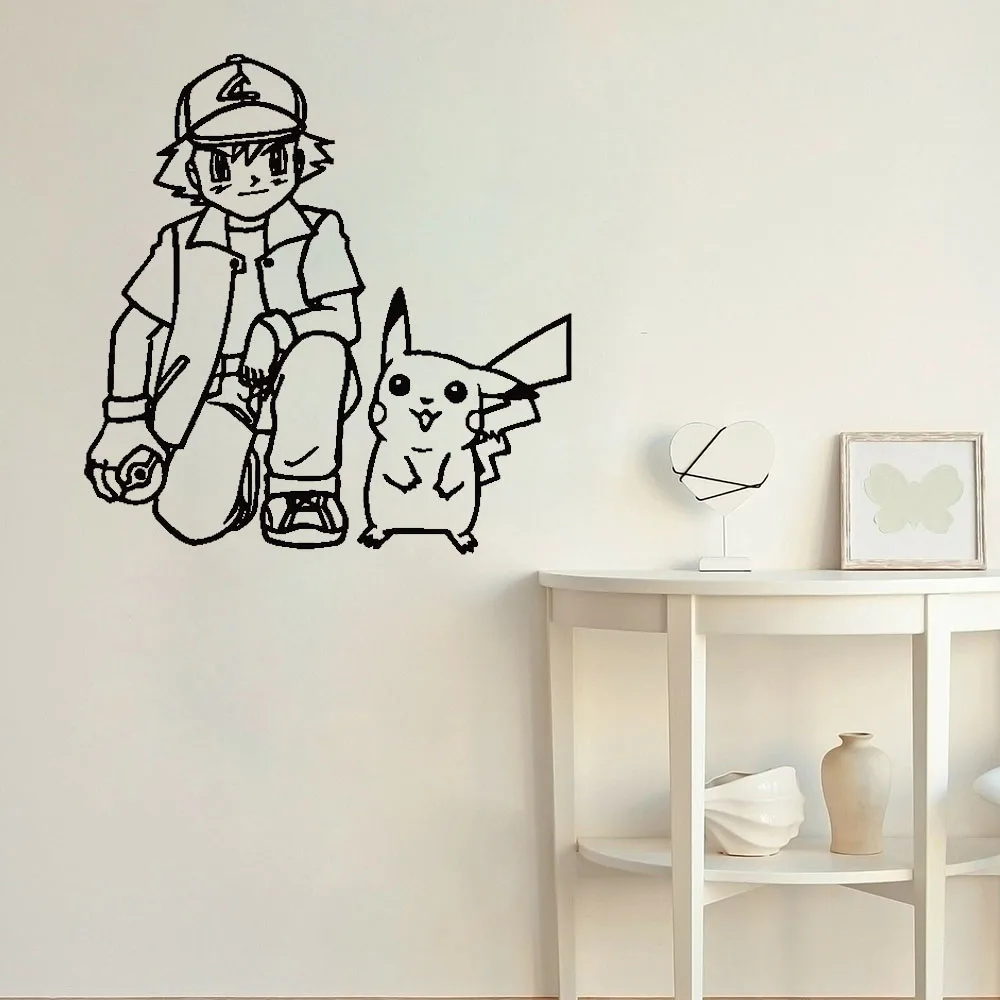 Pokemon Pikachu Room Wall Decoration Sticker