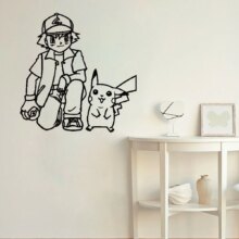 Pokemon Pikachu Room Wall Decoration Sticker Pokemon Pikachu Room Wall Decoration Sticker