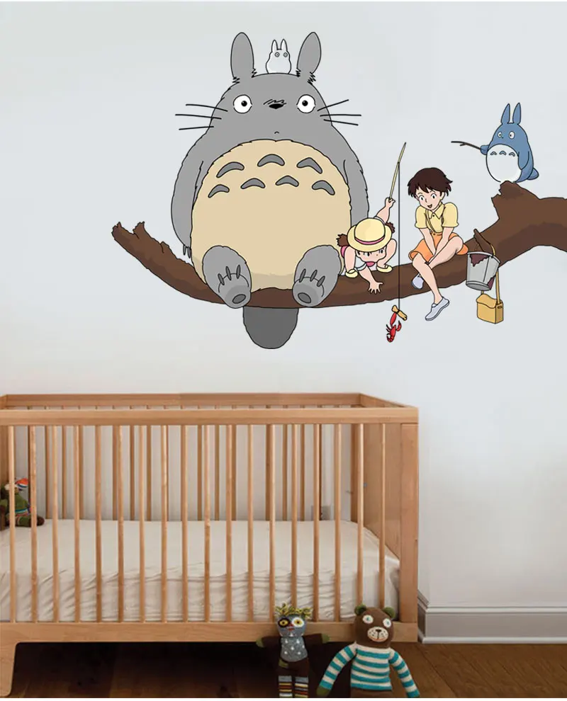 Pokemon Mural Comic Wall Art Stickers For kids Bedroom And Living Room Decor 