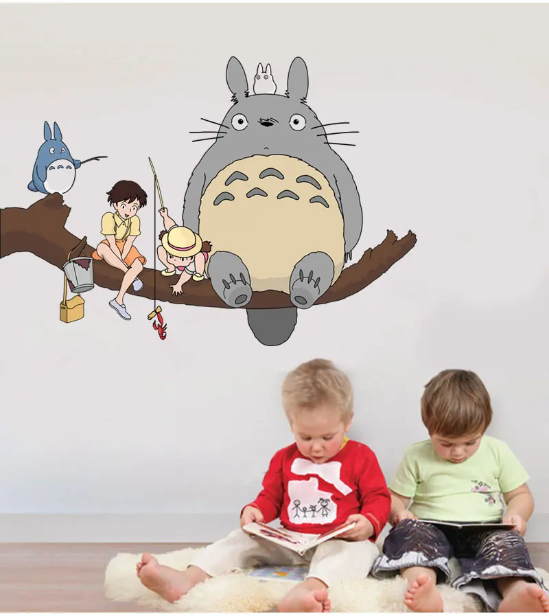 Pokemon Mural Comic Wall Art Stickers For kids Bedroom And Living Room Decor 