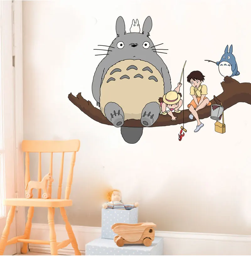 Pokemon Mural Comic Wall Art Stickers For kids Bedroom And Living Room Decor 