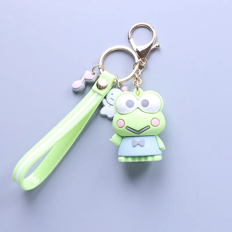 Kuromi My Melody Pom Pom Purin Cinnamoroll Pendant Keychain