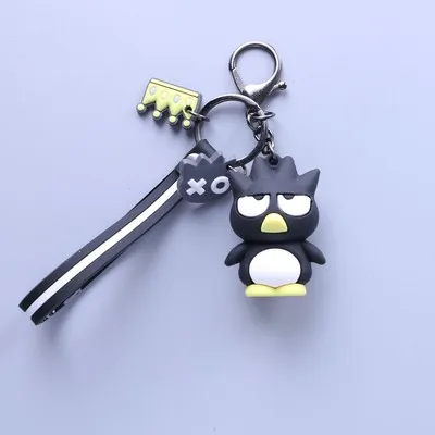 Kuromi My Melody Pom Pom Purin Cinnamoroll Pendant Keychain