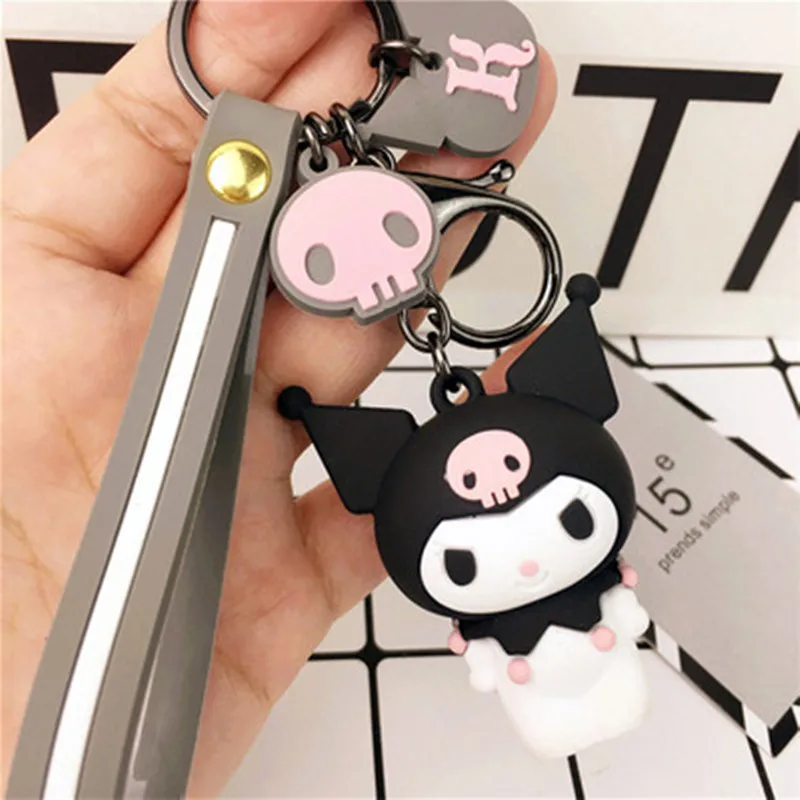 Kawaii  Pompompurin Cinnamoroll Kuromi Pendant Keychain