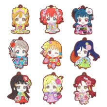 Anime Chika Yoshiko Kanan Hanamaru Mari Kimono Keychain Anime Chika Yoshiko Kanan Hanamaru Mari Kimono Keychain