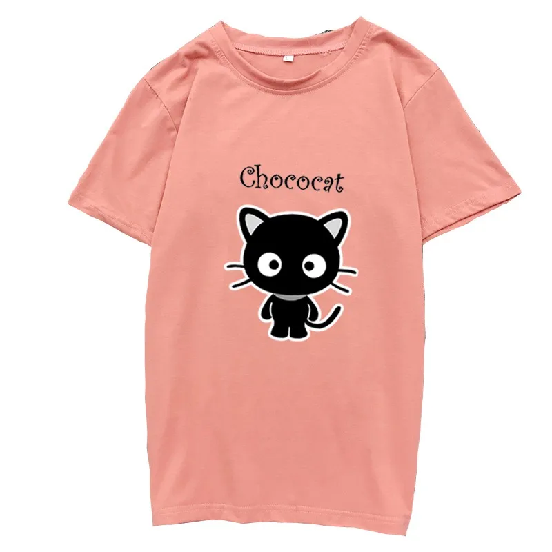 Kawaii Harajuku Chococat Leisure Printed T-Shirt 