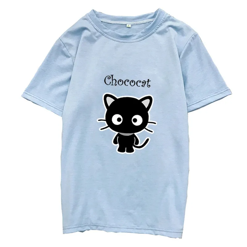 Kawaii Harajuku Chococat Leisure Printed T-Shirt 