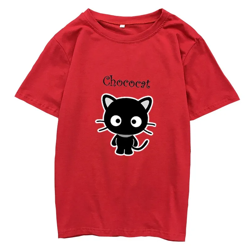 Kawaii Harajuku Chococat Leisure Printed T-Shirt 