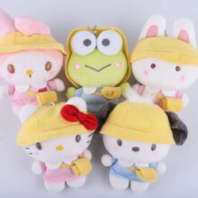 My Melody Keroppi Rabbit Stuffed Key Chain My Melody Keroppi Rabbit Stuffed Key Chain