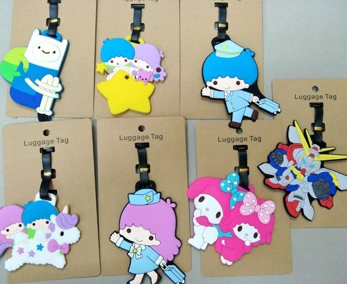 Sanrio Luggage Tag Cartoon Portable Travel Accessories