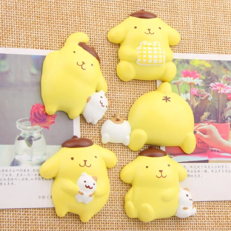 Pom Pom Purin Freshman Sanrio 3D Action Figure Model Magnet Toy