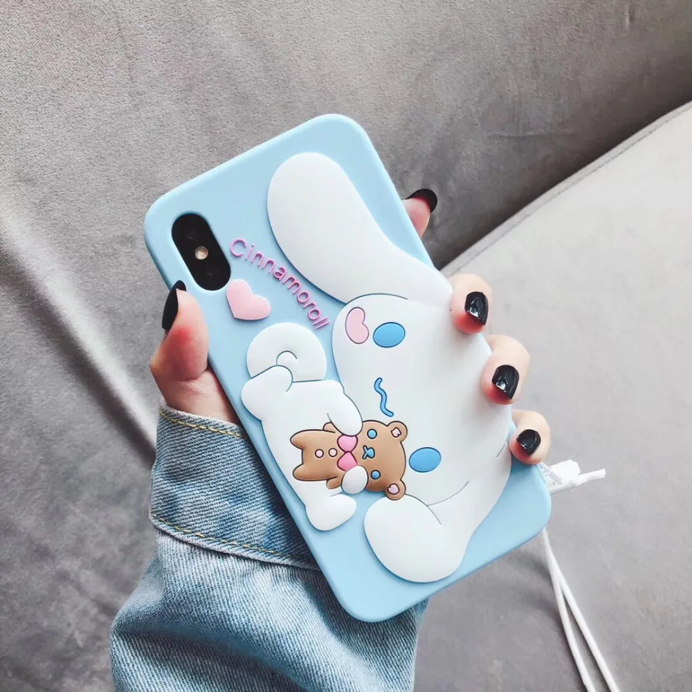 Cartoon Cinnamoroll Soft Silicone Mobile Phone Case For IPhone Cartoon Cinnamoroll Soft Silicone Mobile Phone Case For IPhone
