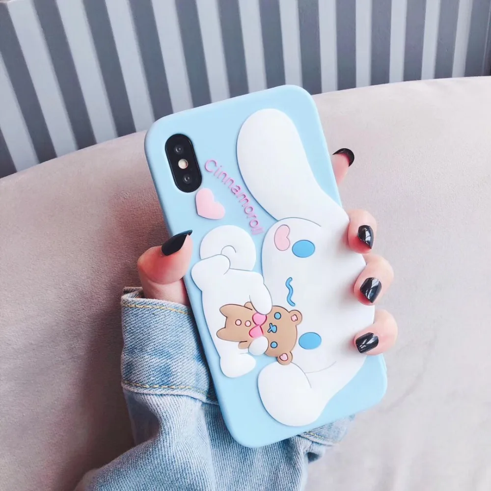 Cartoon Cinnamoroll Soft Silicone Mobile Phone Case For IPhone Cartoon Cinnamoroll Soft Silicone Mobile Phone Case For IPhone