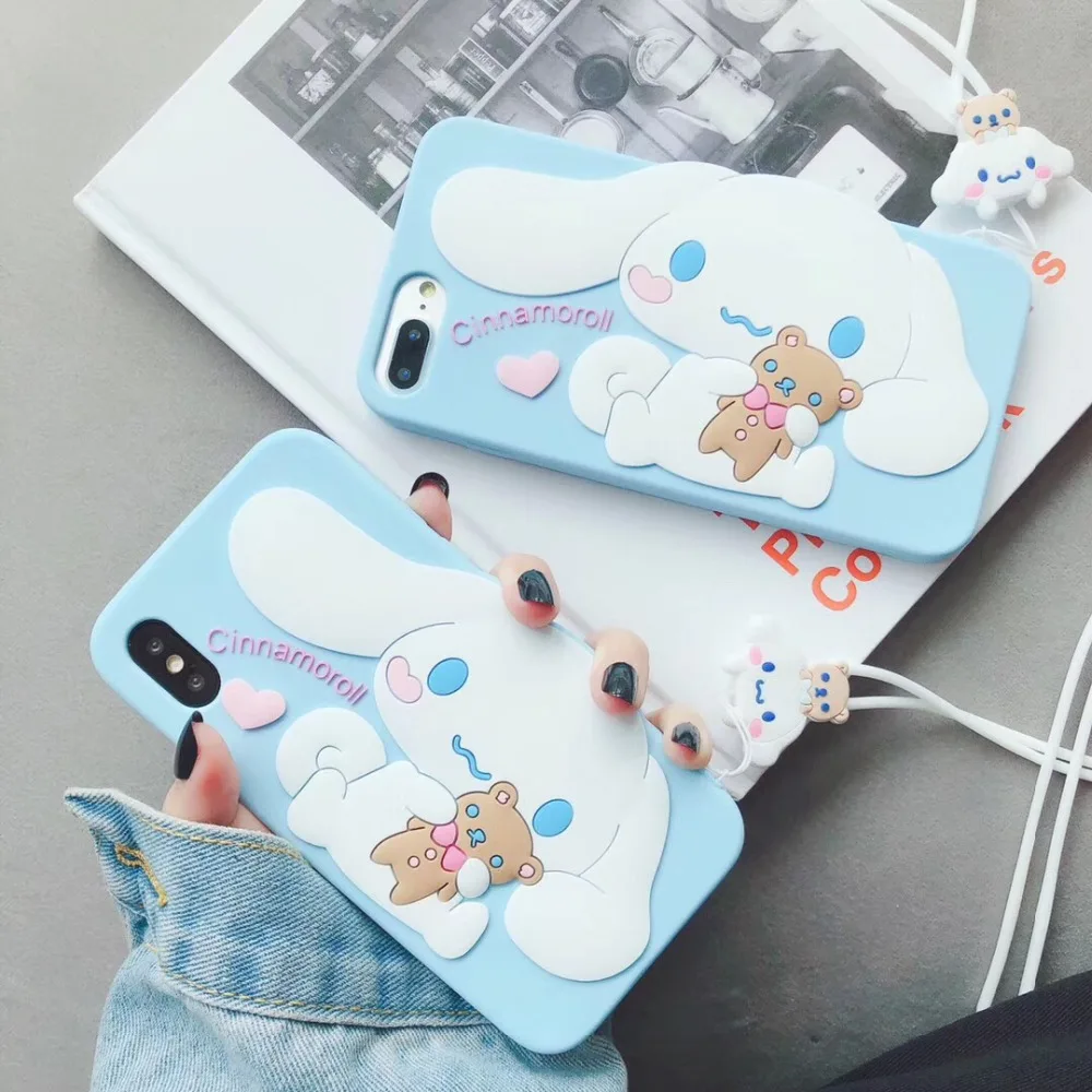 Cartoon Cinnamoroll Soft Silicone Mobile Phone Case For IPhone Cartoon Cinnamoroll Soft Silicone Mobile Phone Case For IPhone
