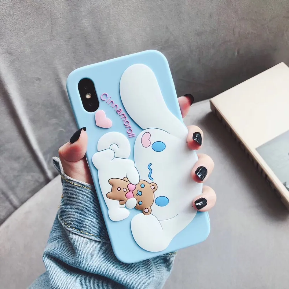 Cartoon Cinnamoroll Soft Silicone Mobile Phone Case For IPhone Cartoon Cinnamoroll Soft Silicone Mobile Phone Case For IPhone