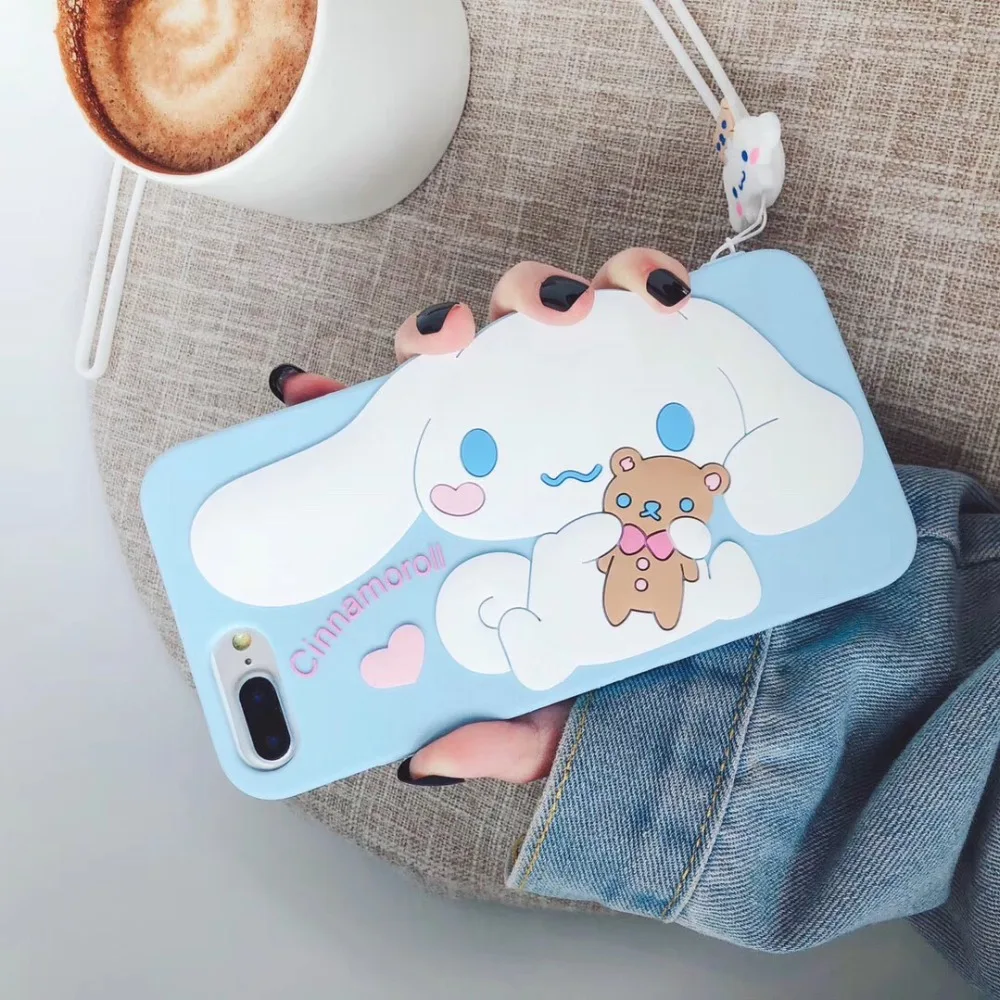 Cartoon Cinnamoroll Soft Silicone Mobile Phone Case For IPhone Cartoon Cinnamoroll Soft Silicone Mobile Phone Case For IPhone