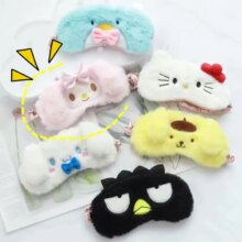 Cartoon Cinnamoroll/My Melody Plush Sleeping Eye Mask Cartoon Cinnamoroll/My Melody Plush Sleeping Eye Mask