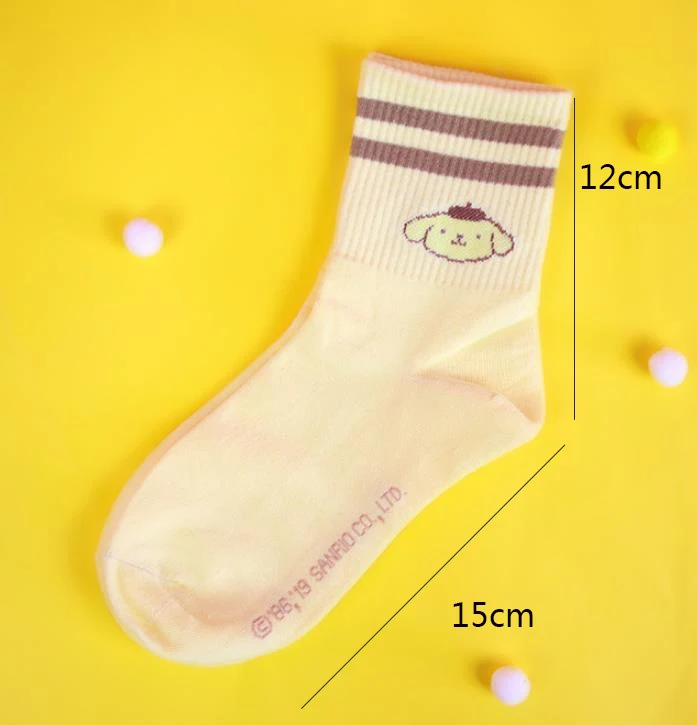 My Melody/Cinnamoroll Cartoon Casual Socks 