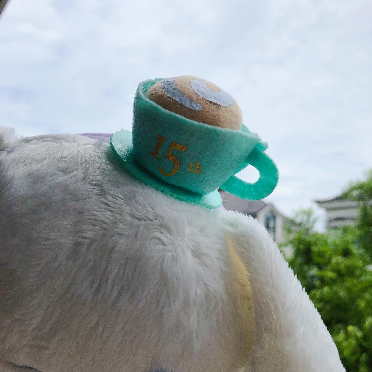 Cinnamoroll Dog Cartoon With Crown Design Plush Stuffed Toys