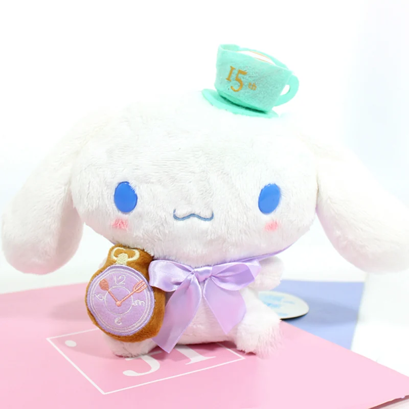 Cinnamoroll Dog Cartoon With Crown Design Plush Stuffed Toys
