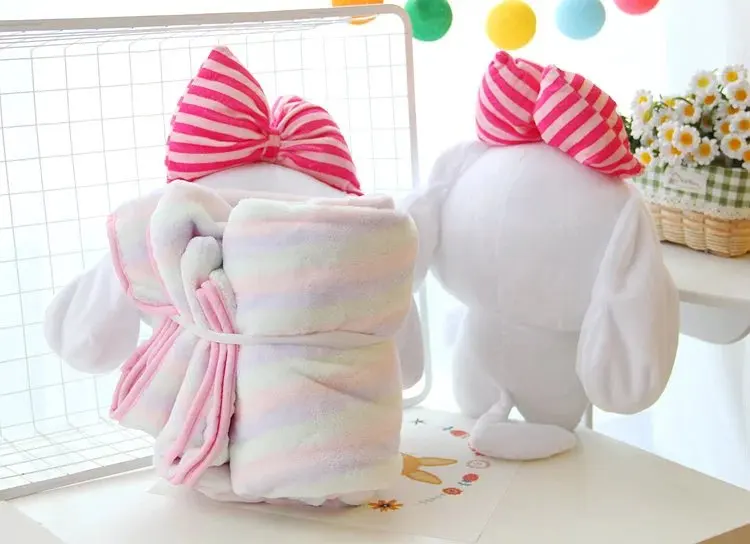 Cinnamoroll Cartoon Stuffed Soft Plush Doll With Blanket