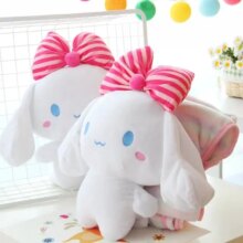 Cinnamoroll Cartoon Stuffed Soft Plush Doll With Blanket Cinnamoroll Cartoon Stuffed Soft Plush Doll With Blanket