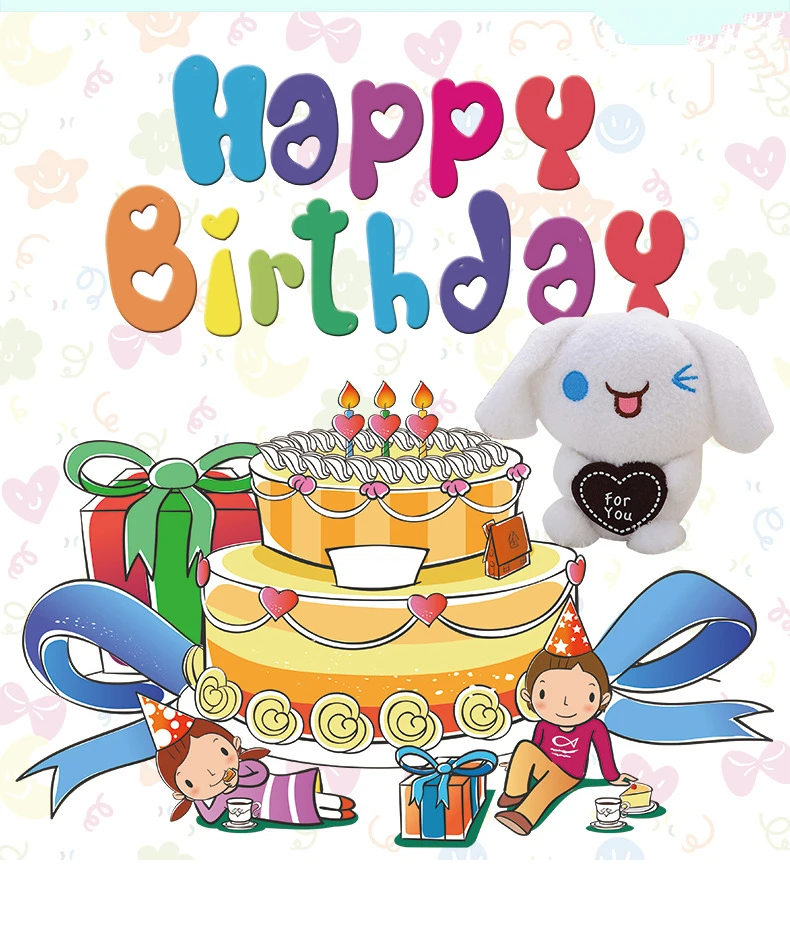 Kawaii Cartoon Cinnamoroll Plush Toy